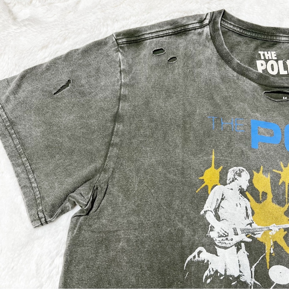 NWT The Police Ghost Machine Distressed Graphic {Lucky Brand} Tee Women’s S, M - Picture 4 of 11